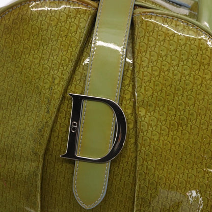 Christian Dior Vintage Saddle Bowler Bag Patent leather, GREEN, PATENT_LEATHER, Handbag