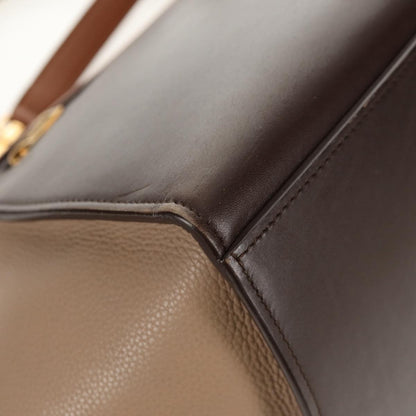Celine Tricolor Trapeze Bag Leather, MULTICOLOUR, LEATHER, Handbag