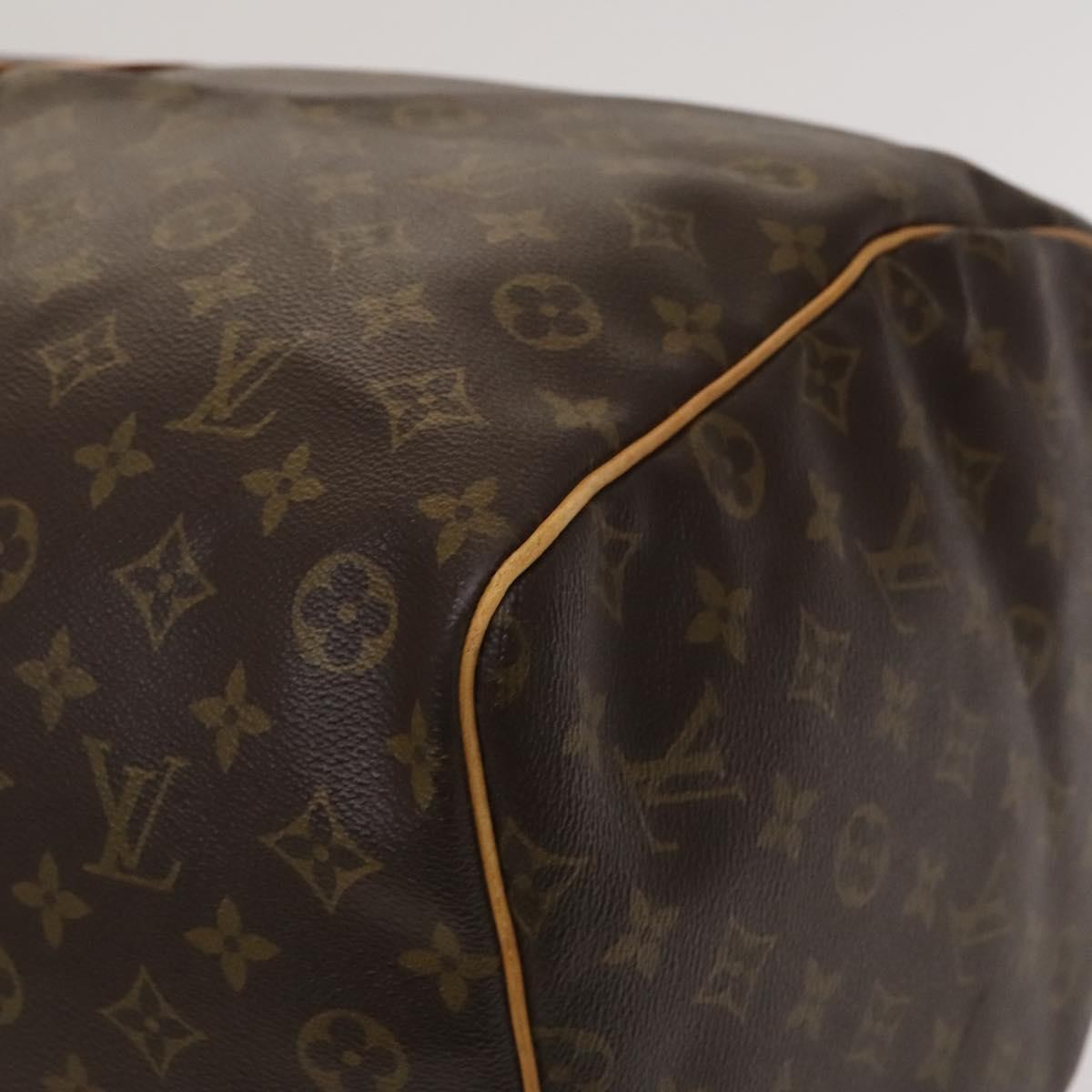 Louis Vuitton Keepall Bag Monogram Canvas, BROWN, CANVAS, Travel bag