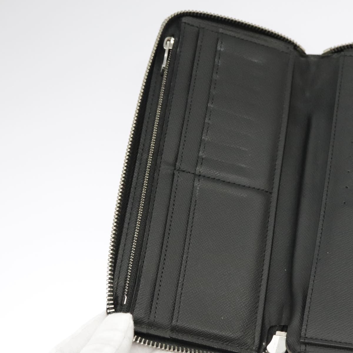 Louis Vuitton Zippy wallet vertical Damier Graphite, Gray, Canvas, Wallet