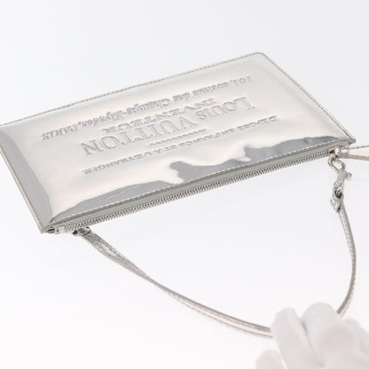 Louis Vuitton Pochette Clutch Monogram Miroir PVC, SILVER, PATENT_LEATHER, Clutche & pouche