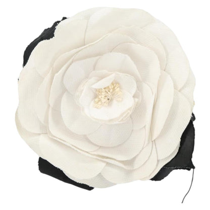 Chanel Vintage Camellia Round Evening Bag Lambskin and Satin, BLACK, PATENT_LEATHER, Clutche & pouche