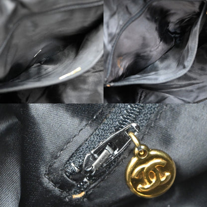 Chanel Vintage CC Flap Backpack Quilted Lambskin, BROWN, LEATHER, Backpack