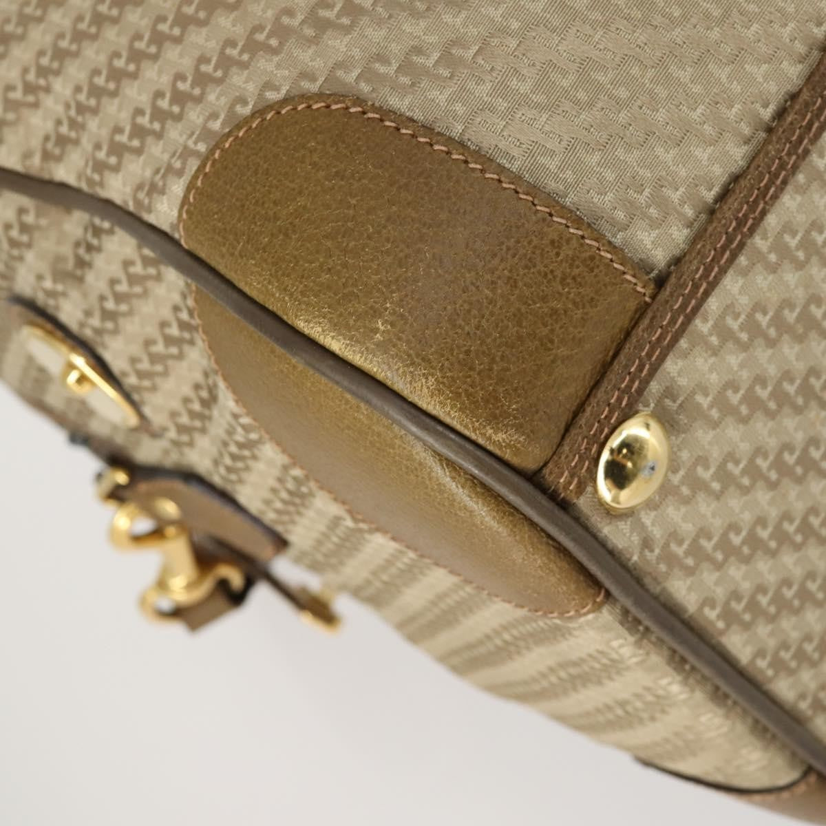 Gucci Vintage Boston Bag Canvas, BEIGE, CANVAS, Travel bag