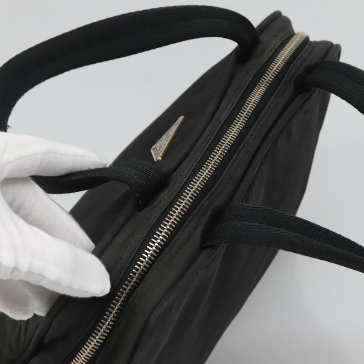 Prada Zip Around Tote Tessuto, BLACK, NYLON, Tote bag