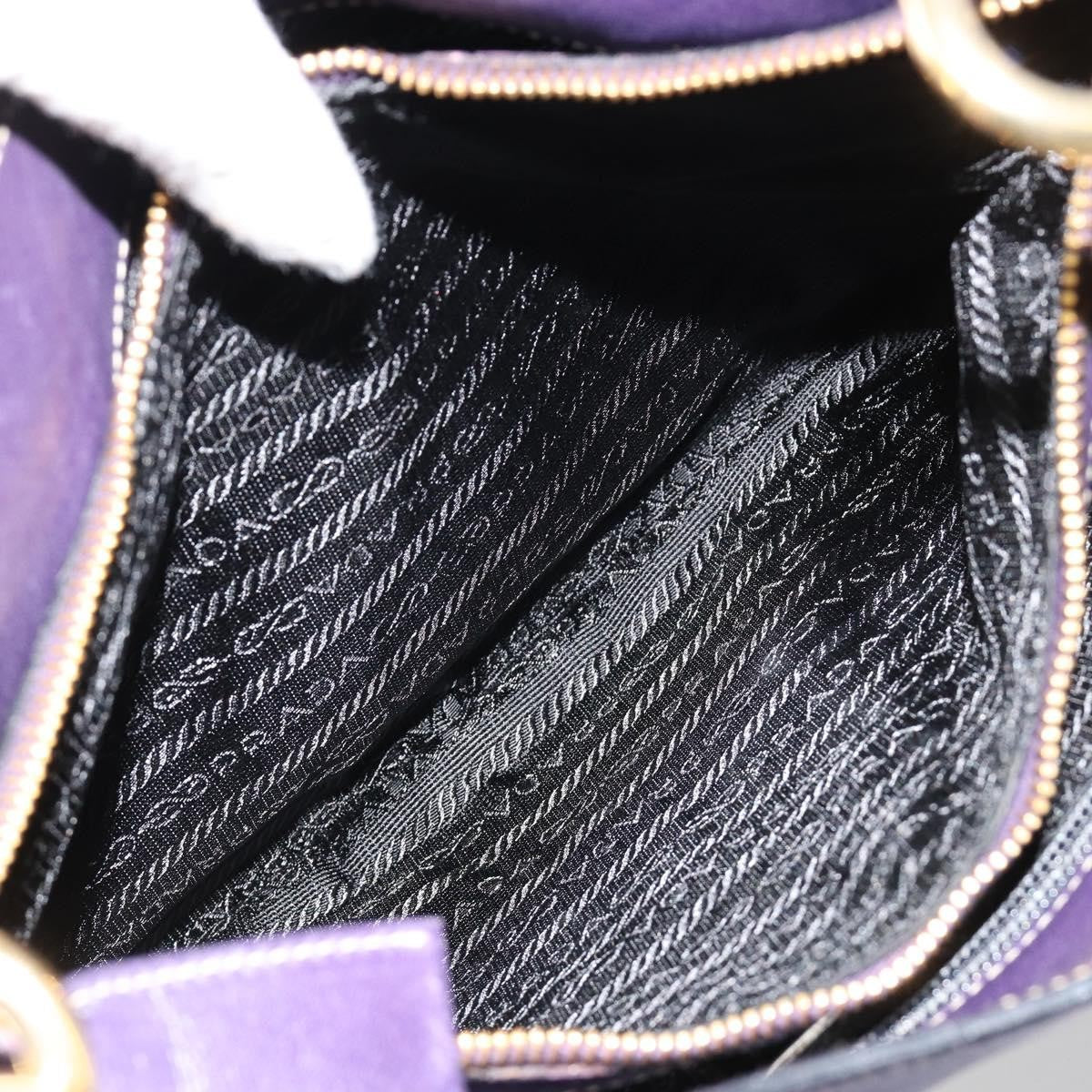 Prada Chain Shoulder Bag Leather, Purple, Leather, Handbag