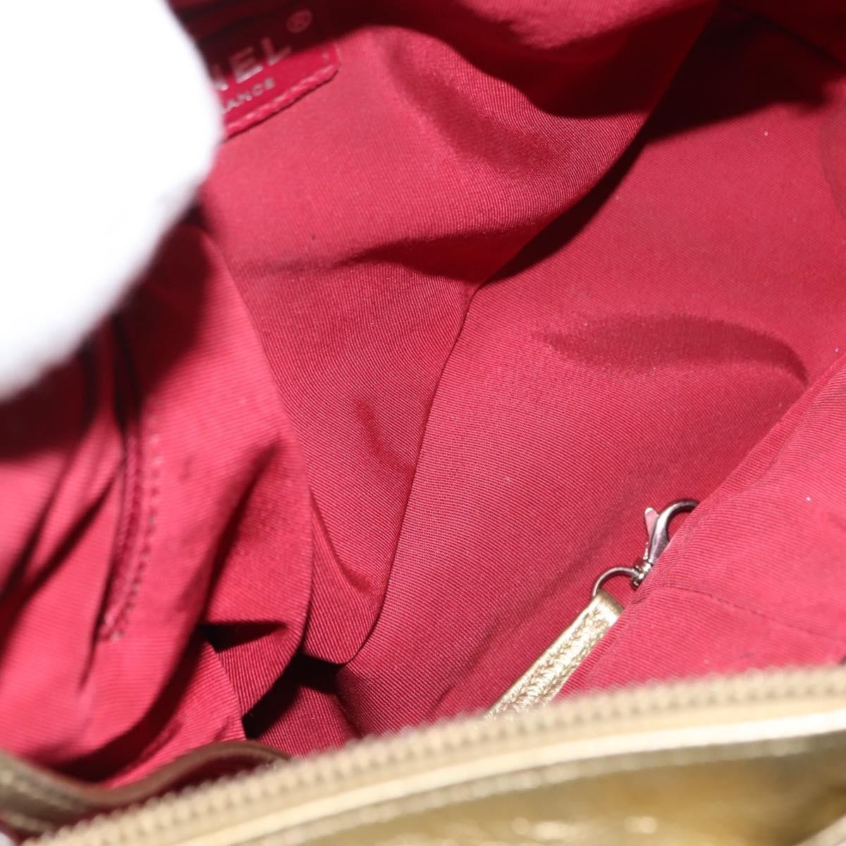 Chanel Gabrielle Hobo Quilted Metallic Aged Calfskin, GOLD, LEATHER, Shoulder bag