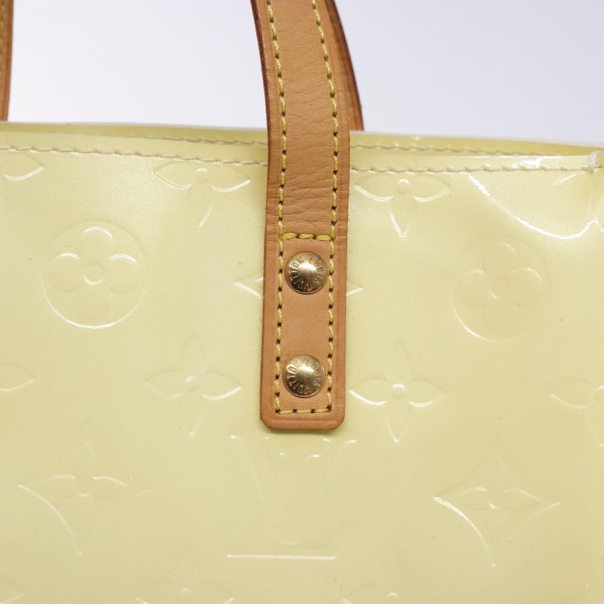 Louis Vuitton Reade Handbag Monogram Vernis, BEIGE, PATENT_LEATHER, Handbag