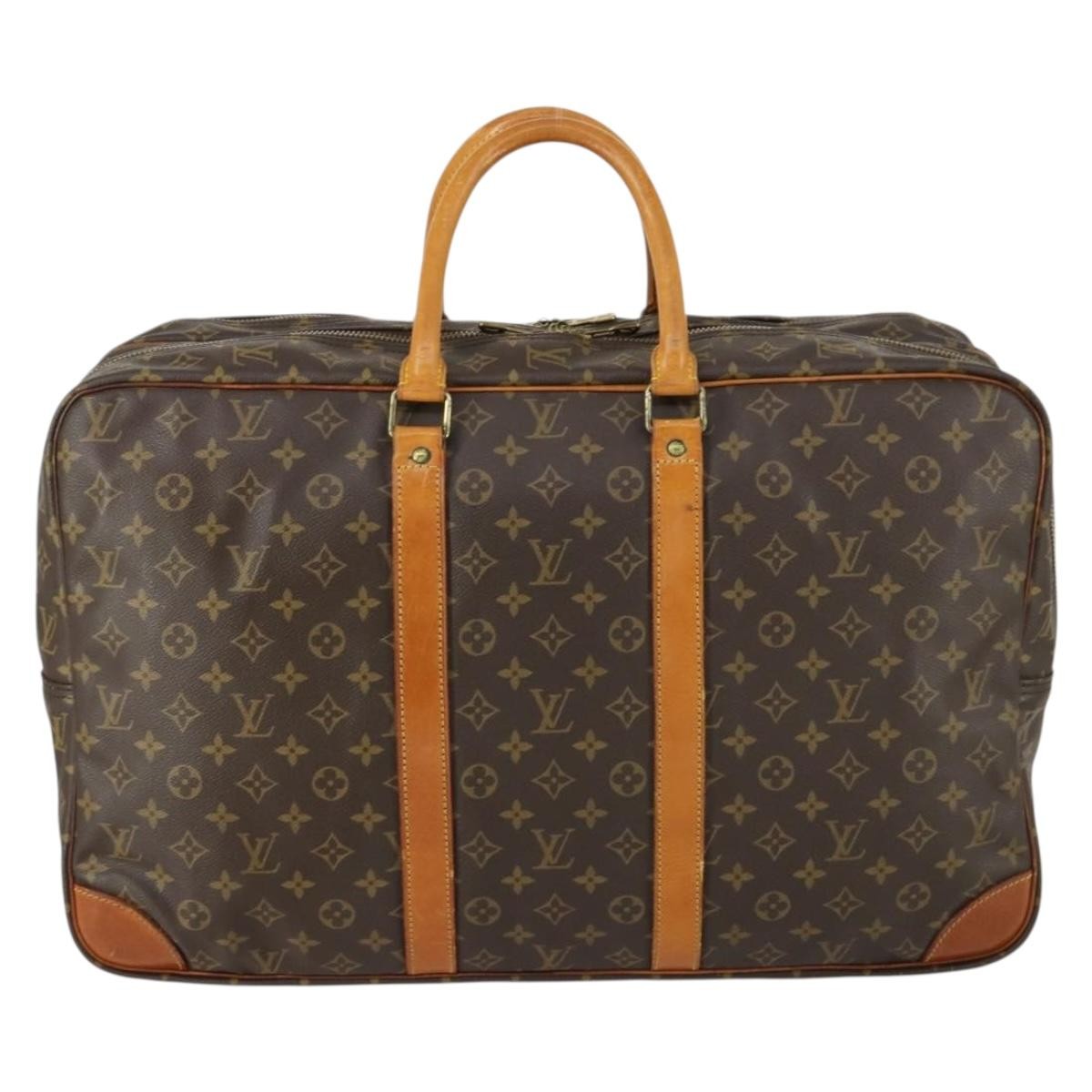 Louis Vuitton Sirius Handbag Monogram Canvas, BROWN, CANVAS, Travel bag