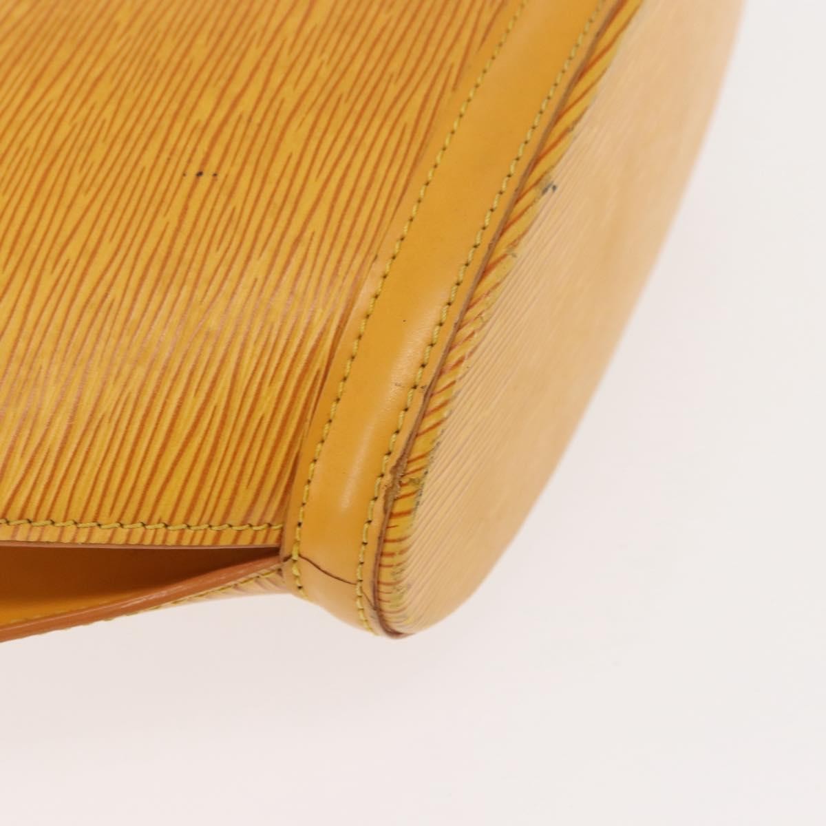 Louis Vuitton Saint Jacques Handbag Epi Leather, YELLOW, LEATHER, Handbag