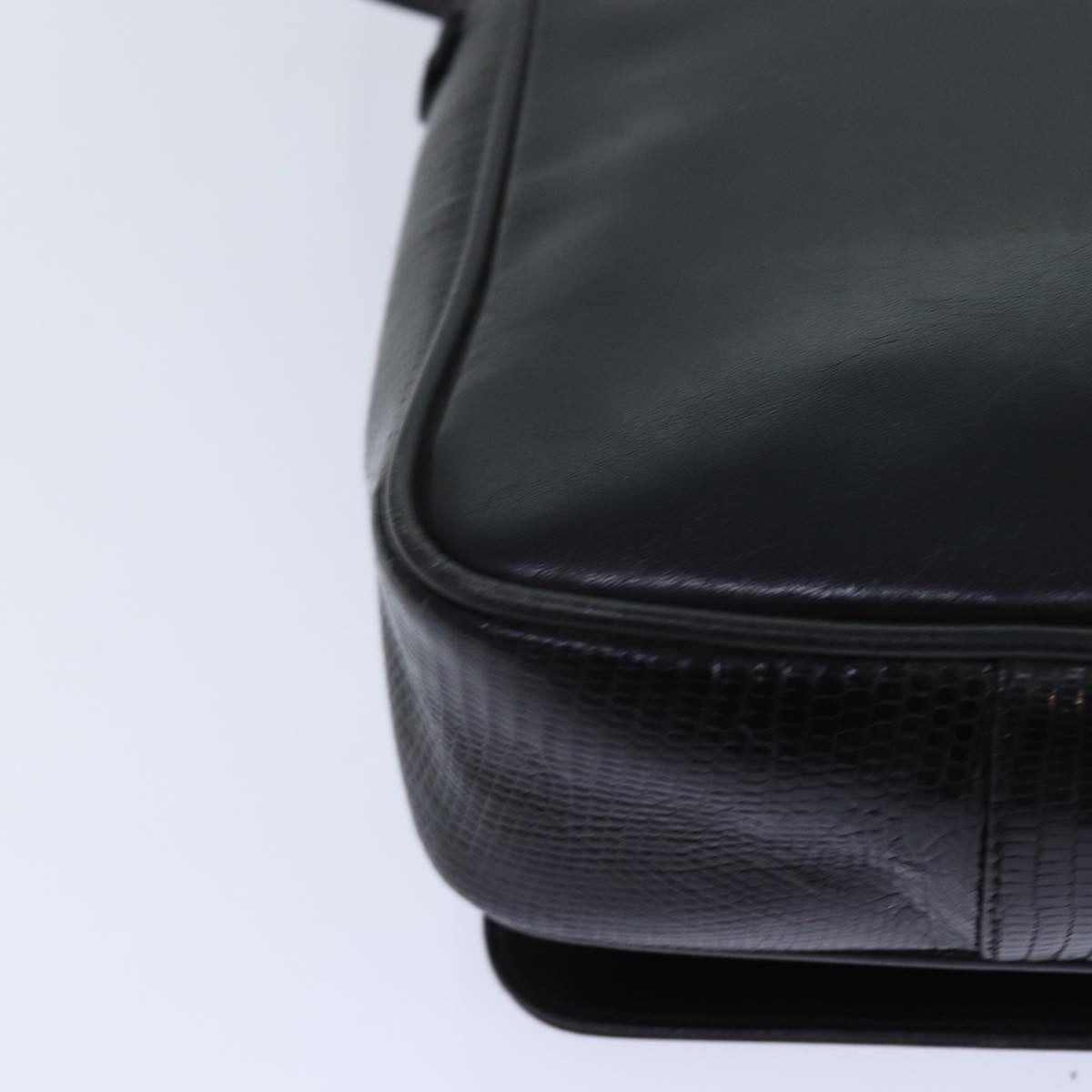 Salvatore Ferragamo Vintage Shoulder Bag Leather, Black, Leather, Shoulder Bag