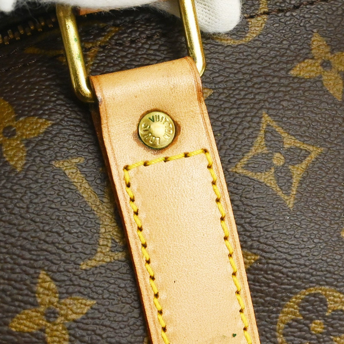 Louis Vuitton Keepall Bandouliere Bag Monogram Canvas, Brown, Canvas, Travel Bag