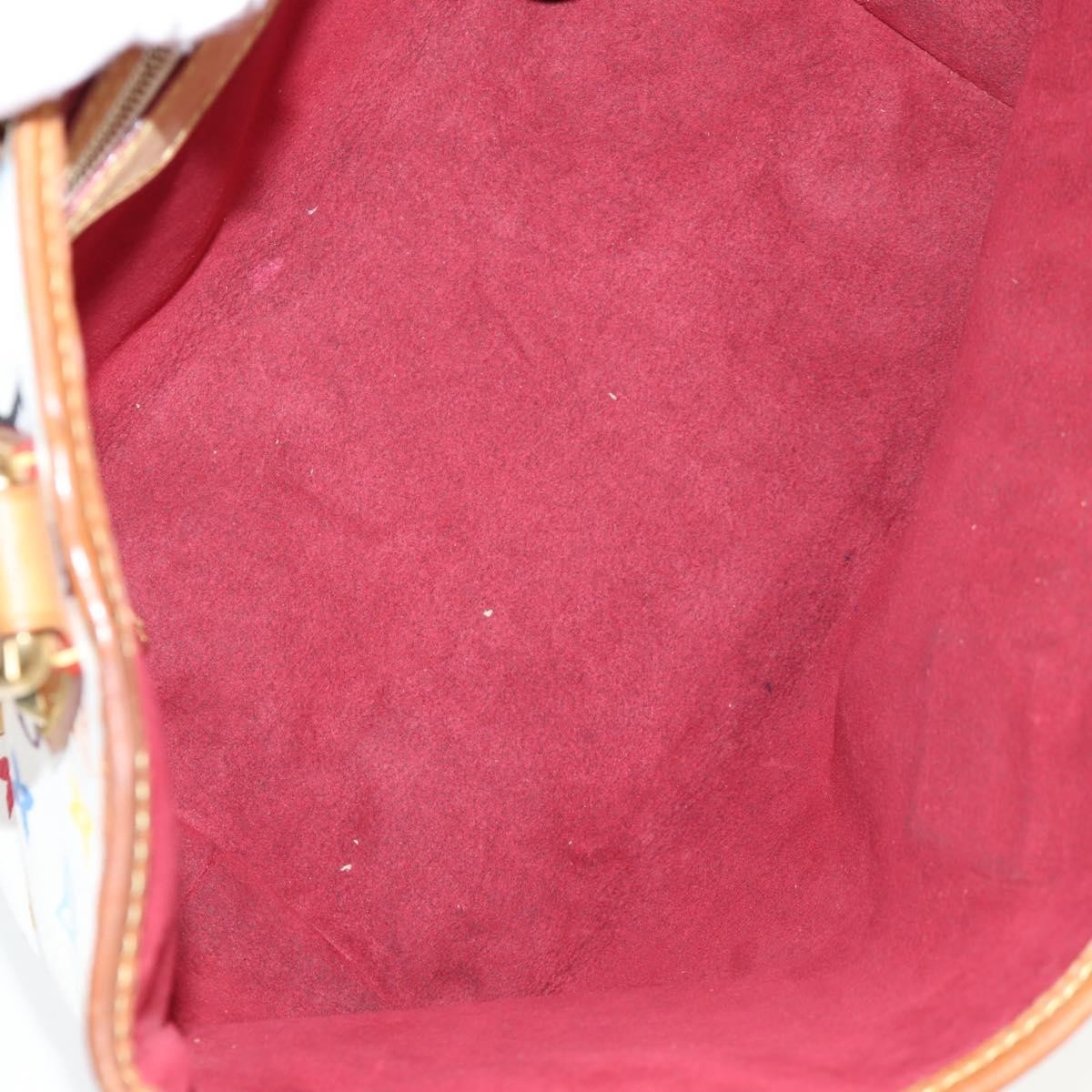 Louis Vuitton Annie Handbag Monogram Multicolor, WHITE, CANVAS, Tote bag