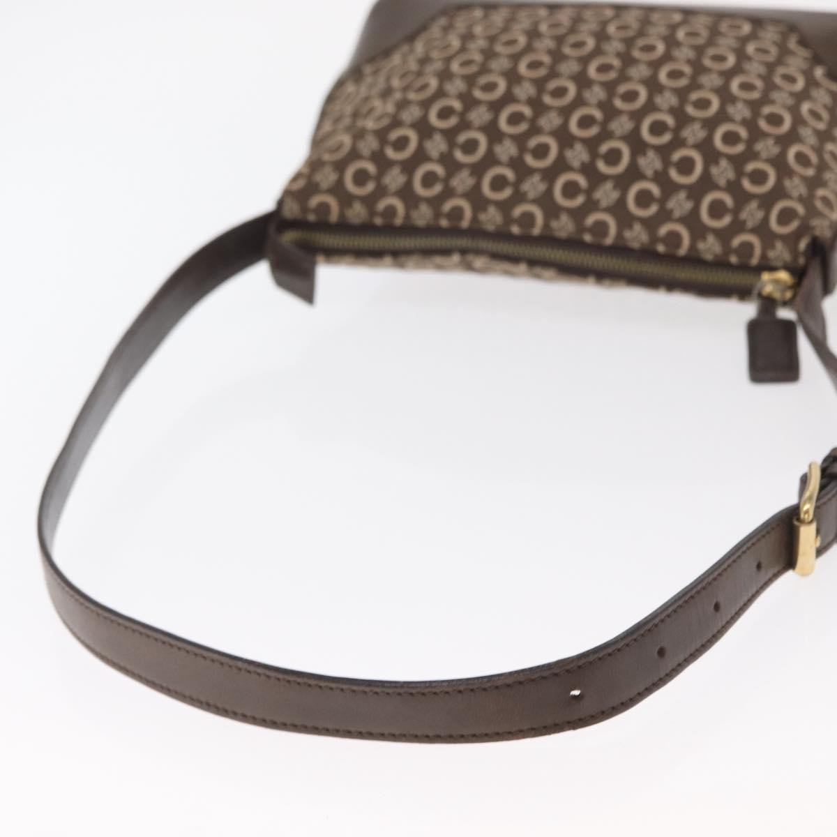 Celine C Macadam Shoulder bag Canvas, BROWN, CANVAS, Shoulder bag