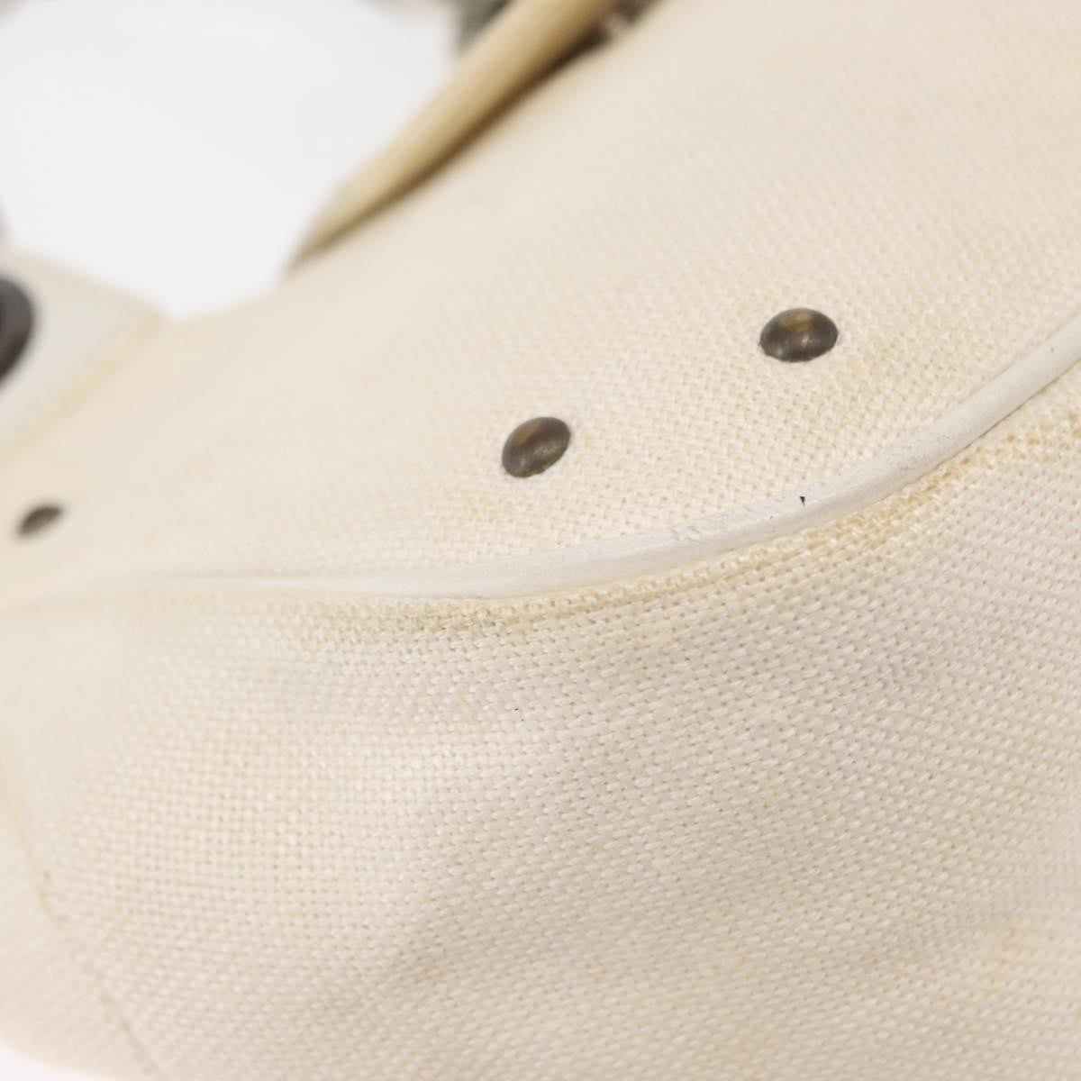 Chloe Vintage handbag Leather, WHITE, CANVAS, Handbag