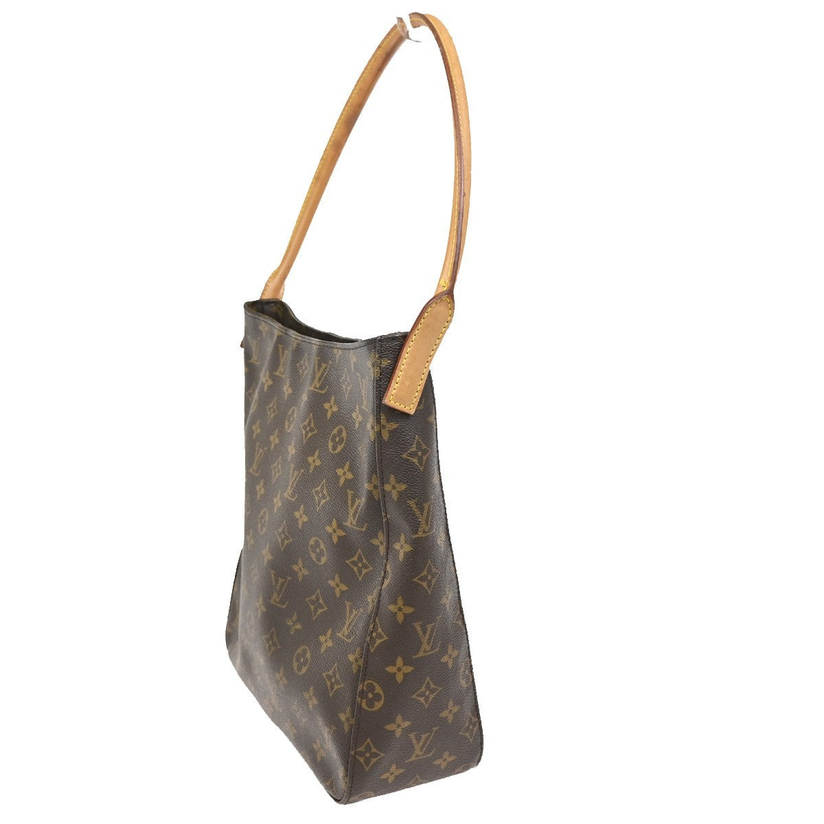 Louis Vuitton Looping Handbag Monogram Canvas, BROWN, CANVAS, Shoulder bag