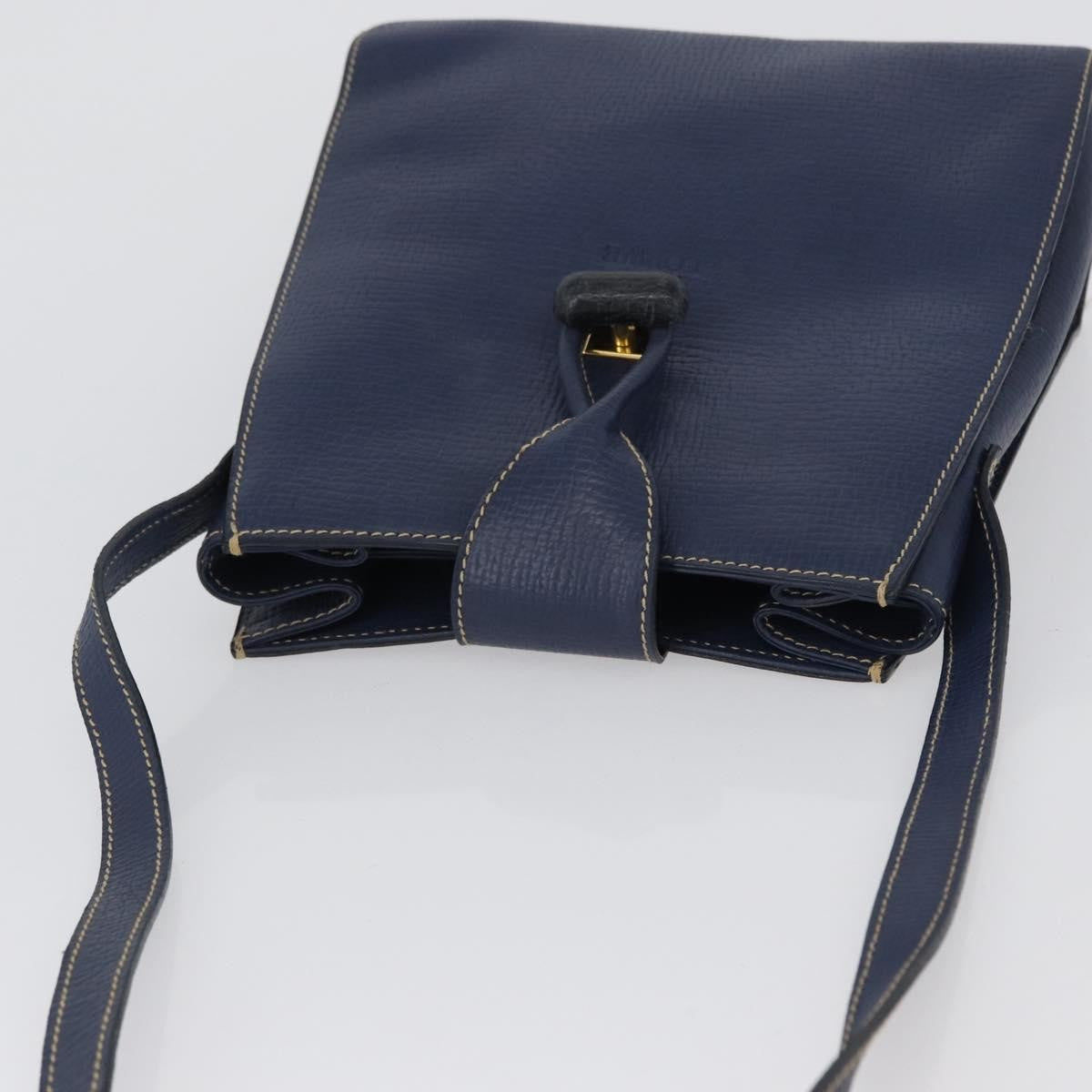 Loewe Vintage Shoulder Bag Leather, NAVY, LEATHER, Shoulder bag