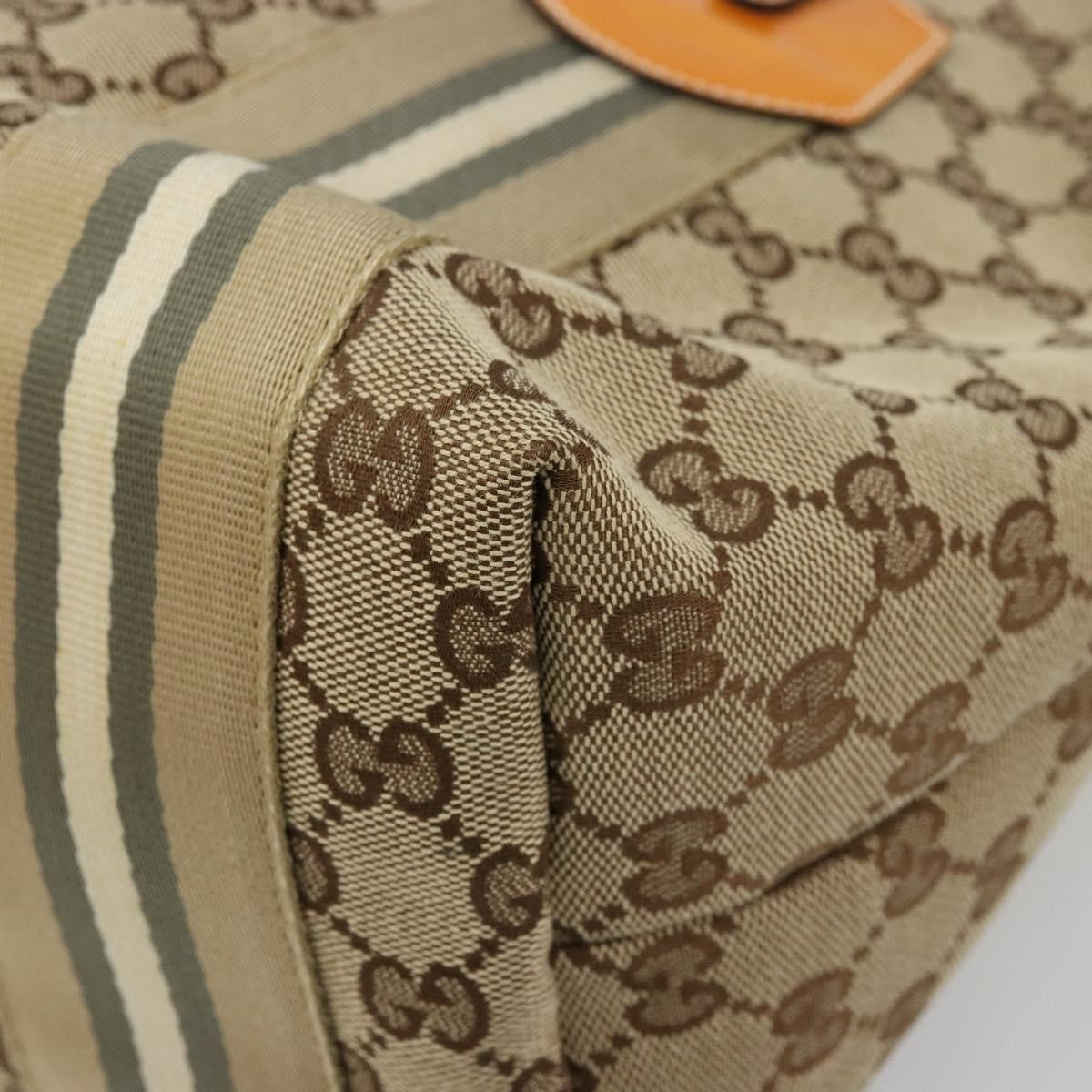 Gucci Jolie Web Tote GG Canvas, Beige, Canvas, Tote Bag