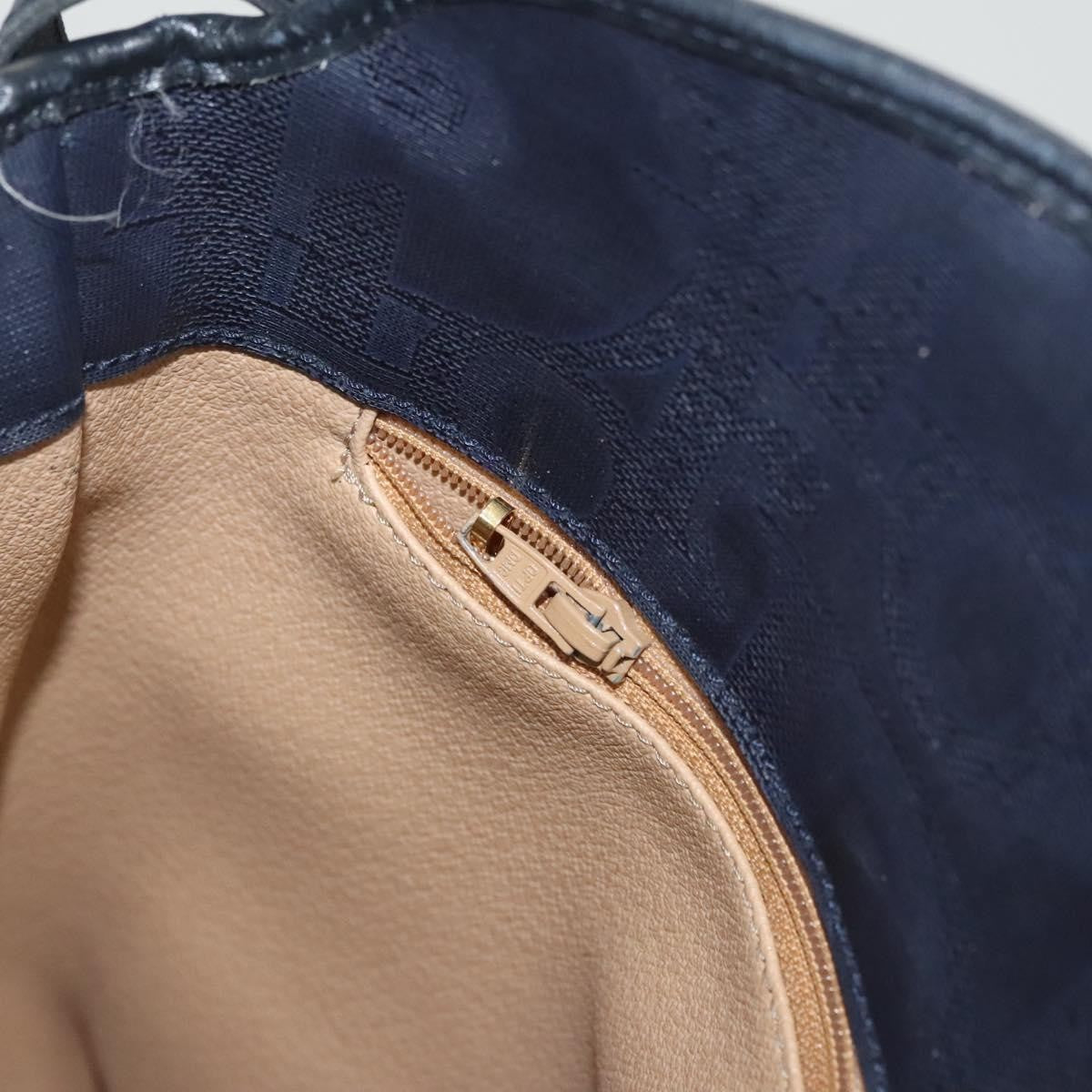 Christian Dior Trotter shoulder bag Canvas, NAVY, CANVAS, Shoulder bag