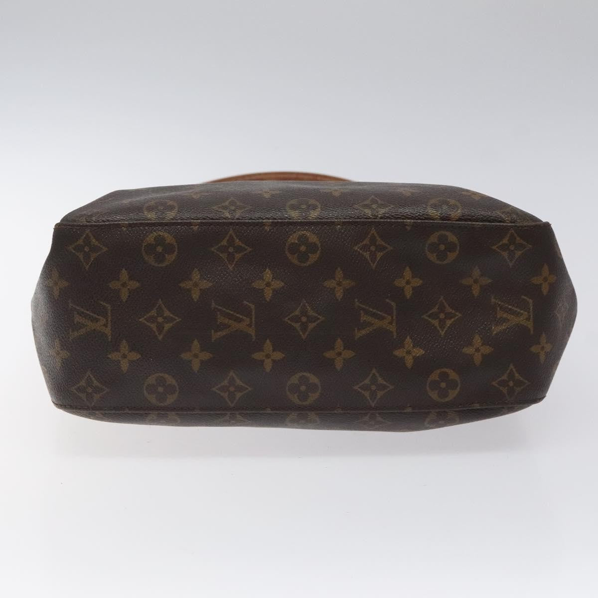 Louis Vuitton Looping Handbag Monogram Canvas, BROWN, CANVAS, Handbag
