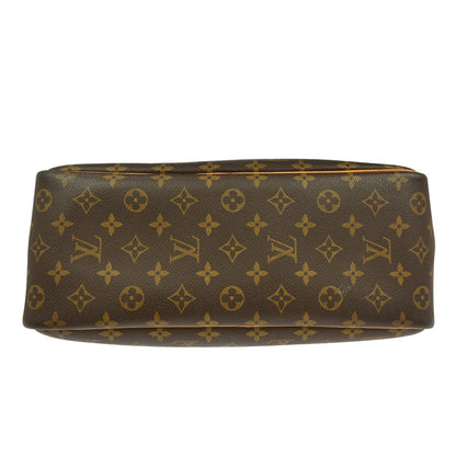 Louis Vuitton Deauville Handbag Monogram Canvas, BROWN, CANVAS, Handbag