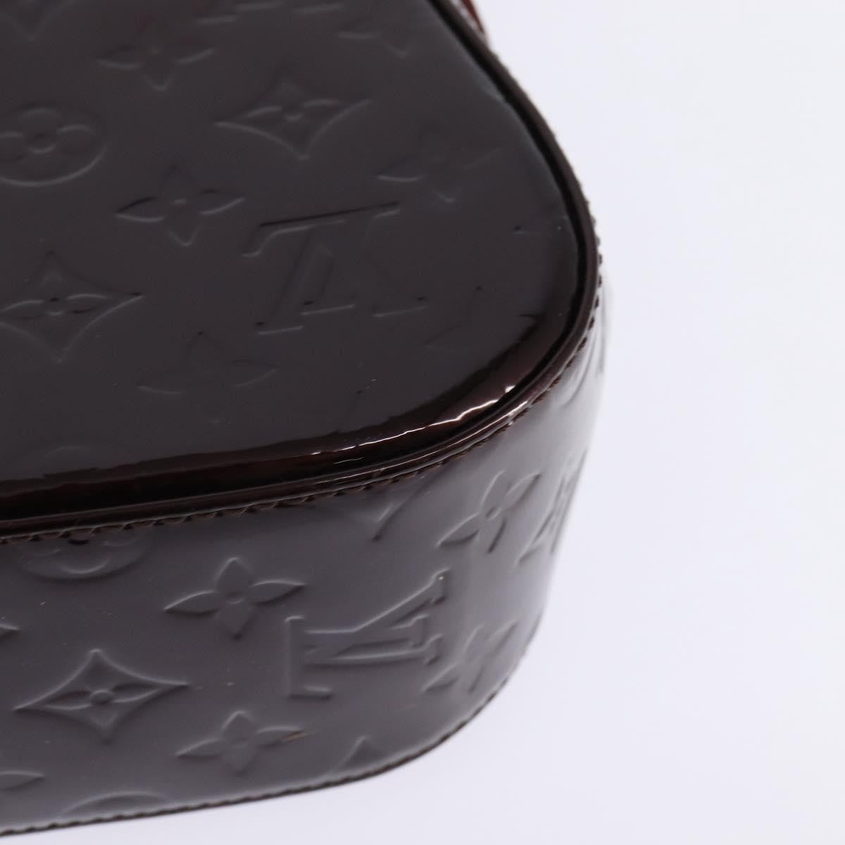 Louis Vuitton Bellflower Handbag Monogram Vernis, BURGUNDY, PATENT_LEATHER, Shoulder bag