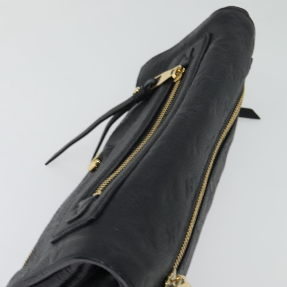 Louis Vuitton Petillante Clutch Monogram Empreinte Leather, BLACK, LEATHER, Clutche & pouche