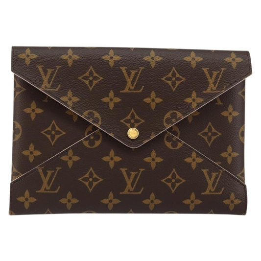 Louis Vuitton Kirigami Pochette Monogram Canvas, BROWN, CANVAS, Clutche & pouche