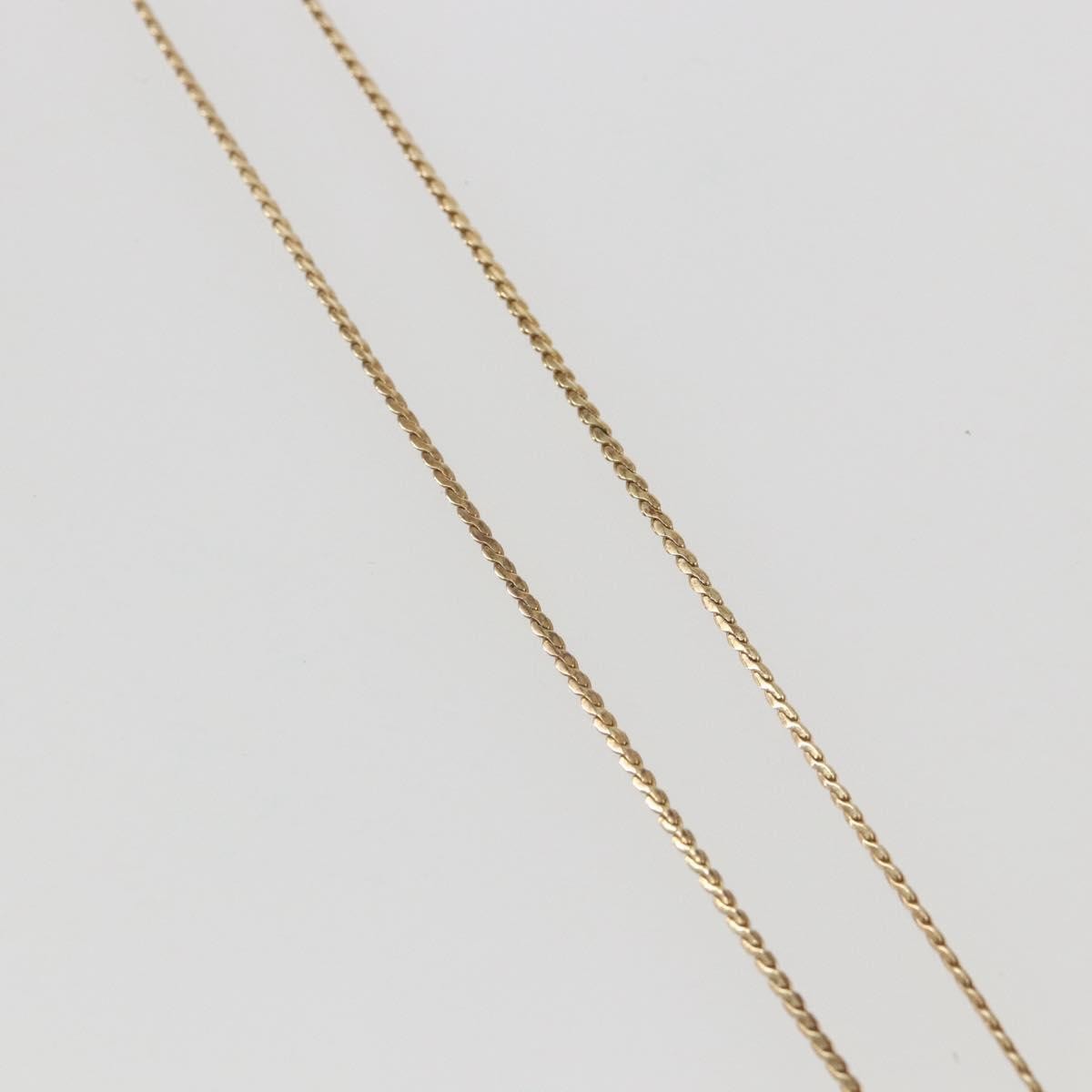Christian Dior CD Pendant Necklace Metal, Gold, Metal, Necklace