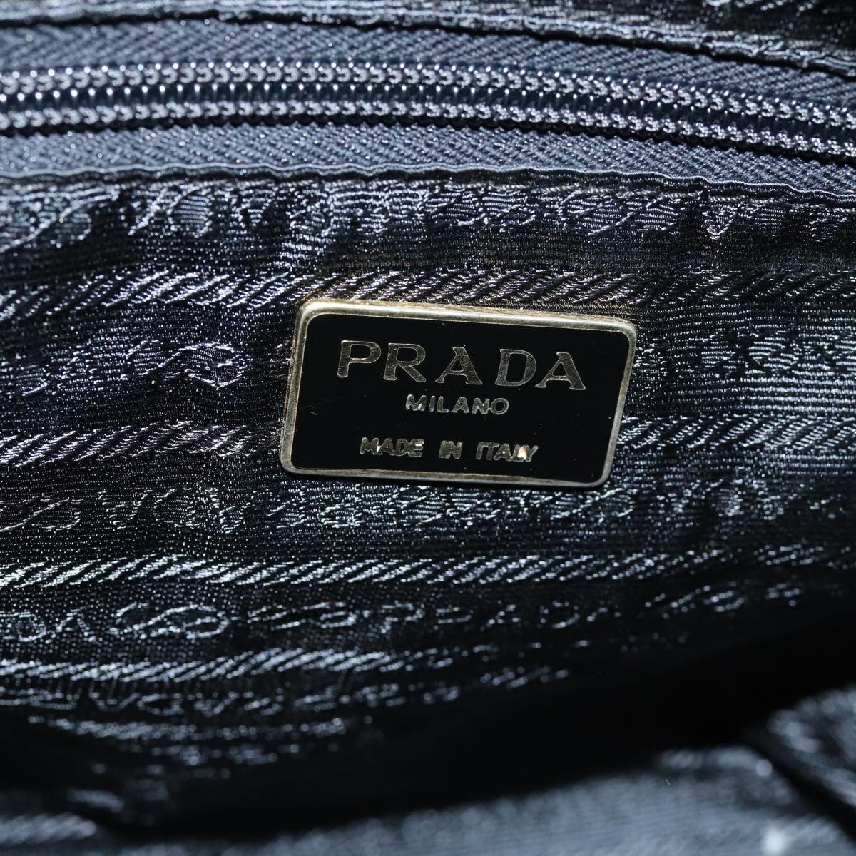 Prada Chain Shoulder Bag Tessuto, BLUE, NYLON, Shoulder bag
