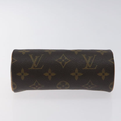 Louis Vuitton Papillon Pochette Monogram Canvas, BROWN, CANVAS, Handbag