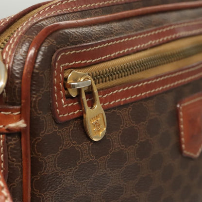 Celine Macadam Pochette Clutch, BROWN, CANVAS, Clutche & pouche