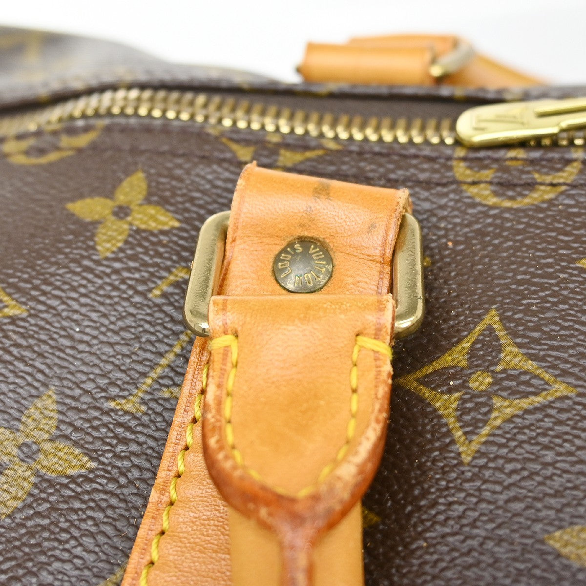 Louis Vuitton Keepall Bandouliere Bag Monogram Canvas, Brown, Canvas, Travel Bag