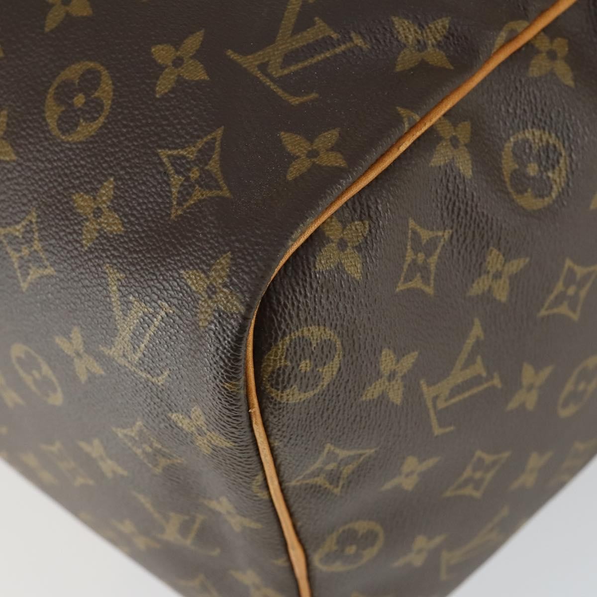 Louis Vuitton Sac Souple Handbag Monogram Canvas, BROWN, CANVAS, Travel bag