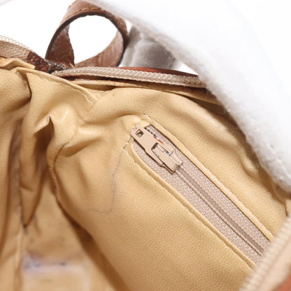 Celine Vintage Macadam Shoulder Bag Canvas, Brown, PVC, Shoulder Bag