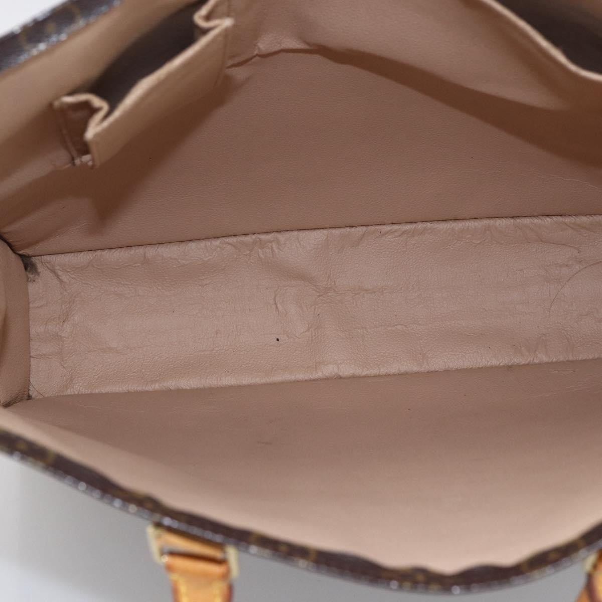 Louis Vuitton Vintage Sac Plat Bag Monogram Canvas, BROWN, CANVAS, Tote bag