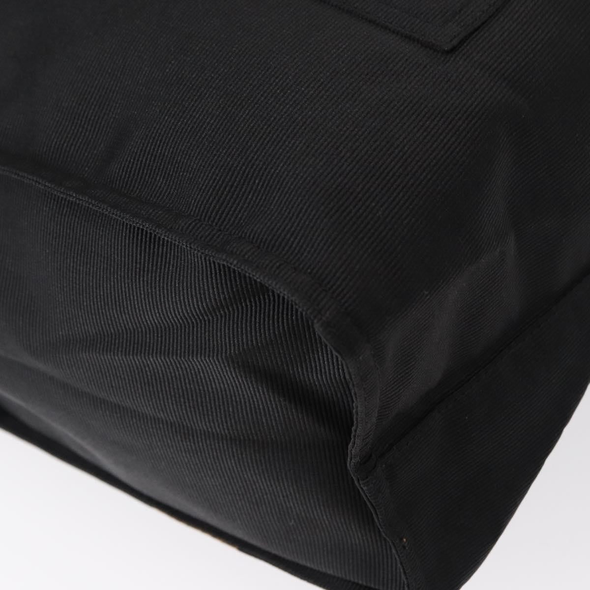 Fendi Vintage Convertible Logo Weekender Nylon, Black, Nylon, Tote Bag