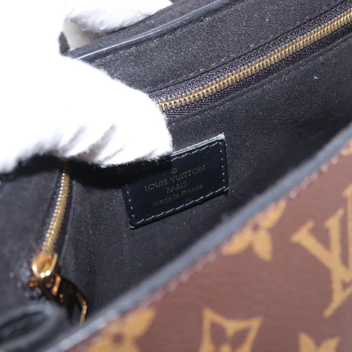 Louis Vuitton One Handle Flap Bag Monogram Canvas and Leather, BROWN, CANVAS, Handbag