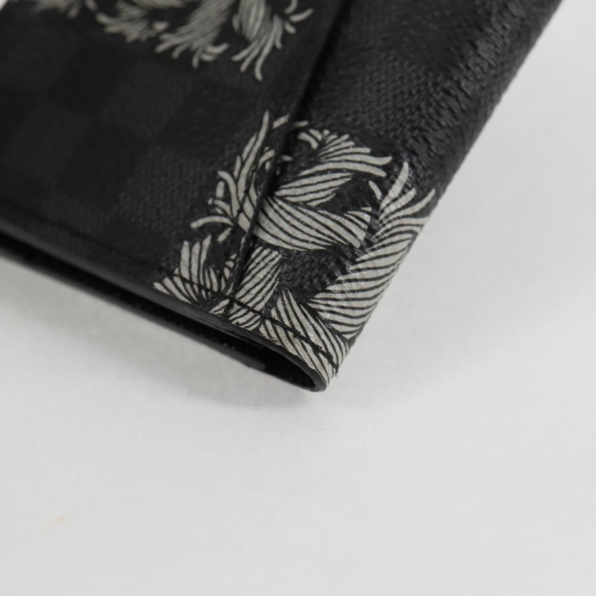 Louis Vuitton Pocket Organizer Limited Edition Nemeth Damier Graphite, BLACK, CANVAS, Clutche & pouche