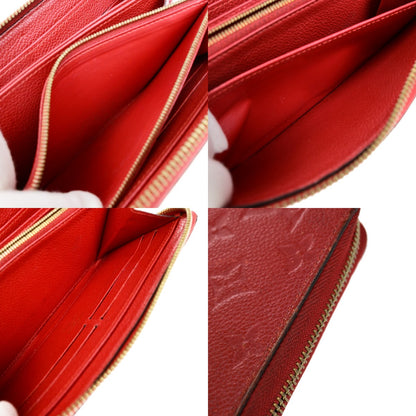 Louis Vuitton Portefeuille zippy Monogramme Empreinte Monogramme Empreinte, RED, LEATHER, Wallets