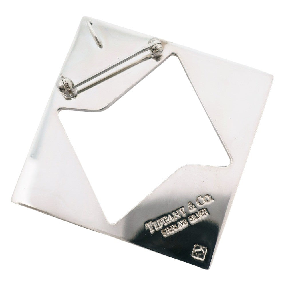 Tiffany & Co. Estate Abstract Brooch Silver 925, SILVER, SILVER, Brooch