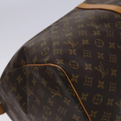 Louis Vuitton Keepall Bag Monogram Canvas, BROWN, CANVAS, Travel bag