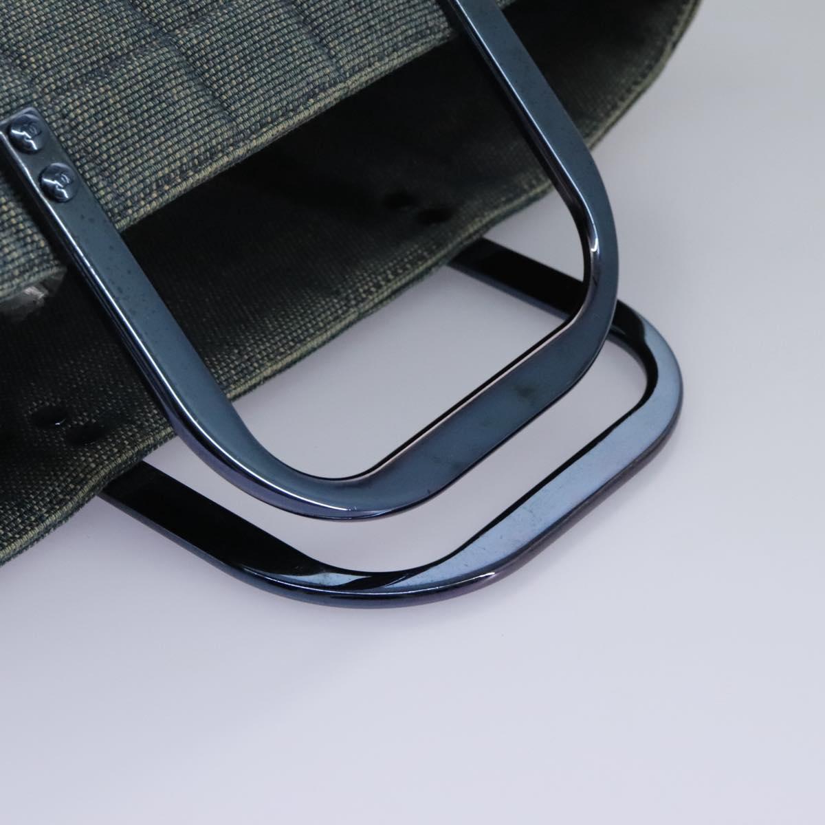 Chanel Chocolate Bar Tote Quilted Canvas, BLUE, CANVAS, Tote bag