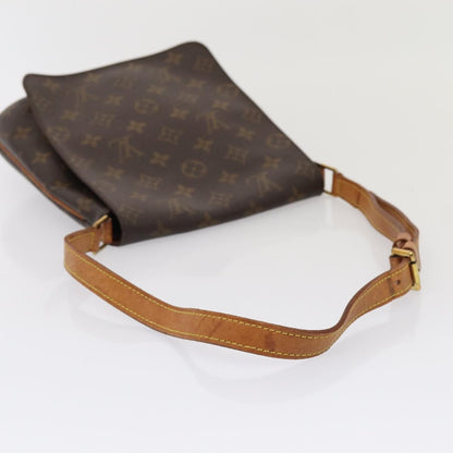 Louis Vuitton Musette Handbag Monogram Canvas, BROWN, CANVAS, Shoulder bag