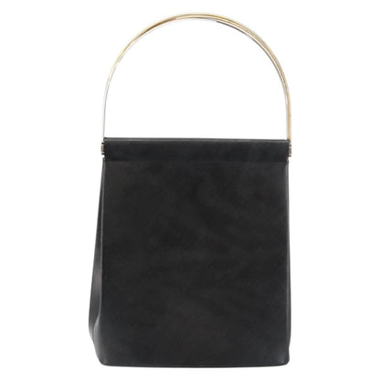 cartier Trinity Hand bag Leather, BLACK, LEATHER, Handbag