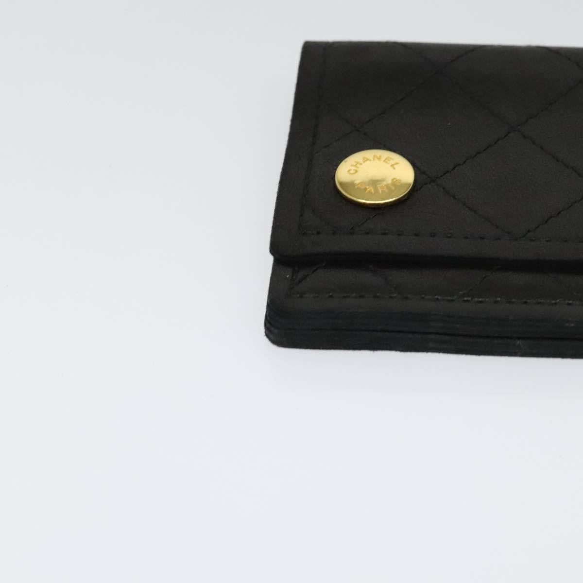 Chanel Classic Card Holder on Chain Wristlet Leather, BLACK, LEATHER, Wallets