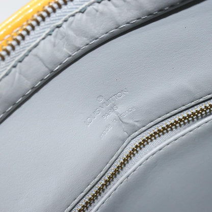 Louis Vuitton Houston Handbag Monogram Vernis, GRAY, PATENT_LEATHER, Tote bag