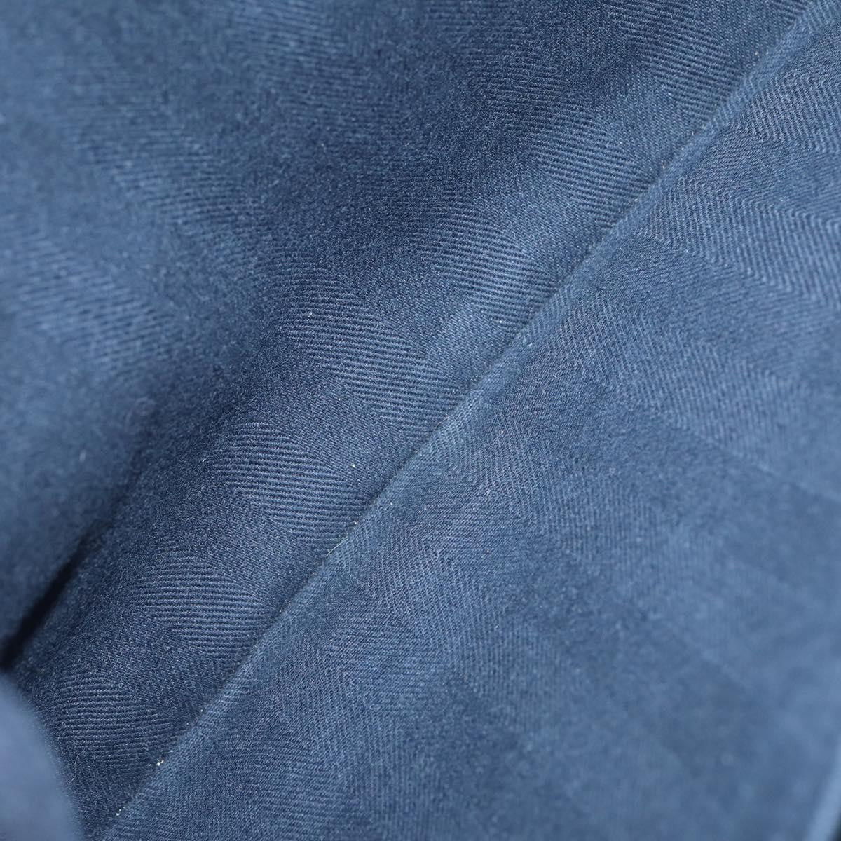 Hermes Valparaiso Bag Toile and Leather, NAVY, CANVAS, Handbag