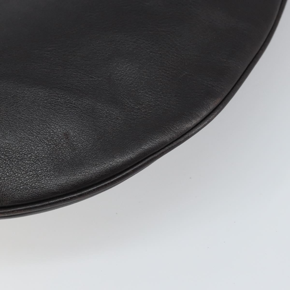 Gucci Vintage Shoulder Bag Leather, BLACK, CANVAS, Shoulder bag