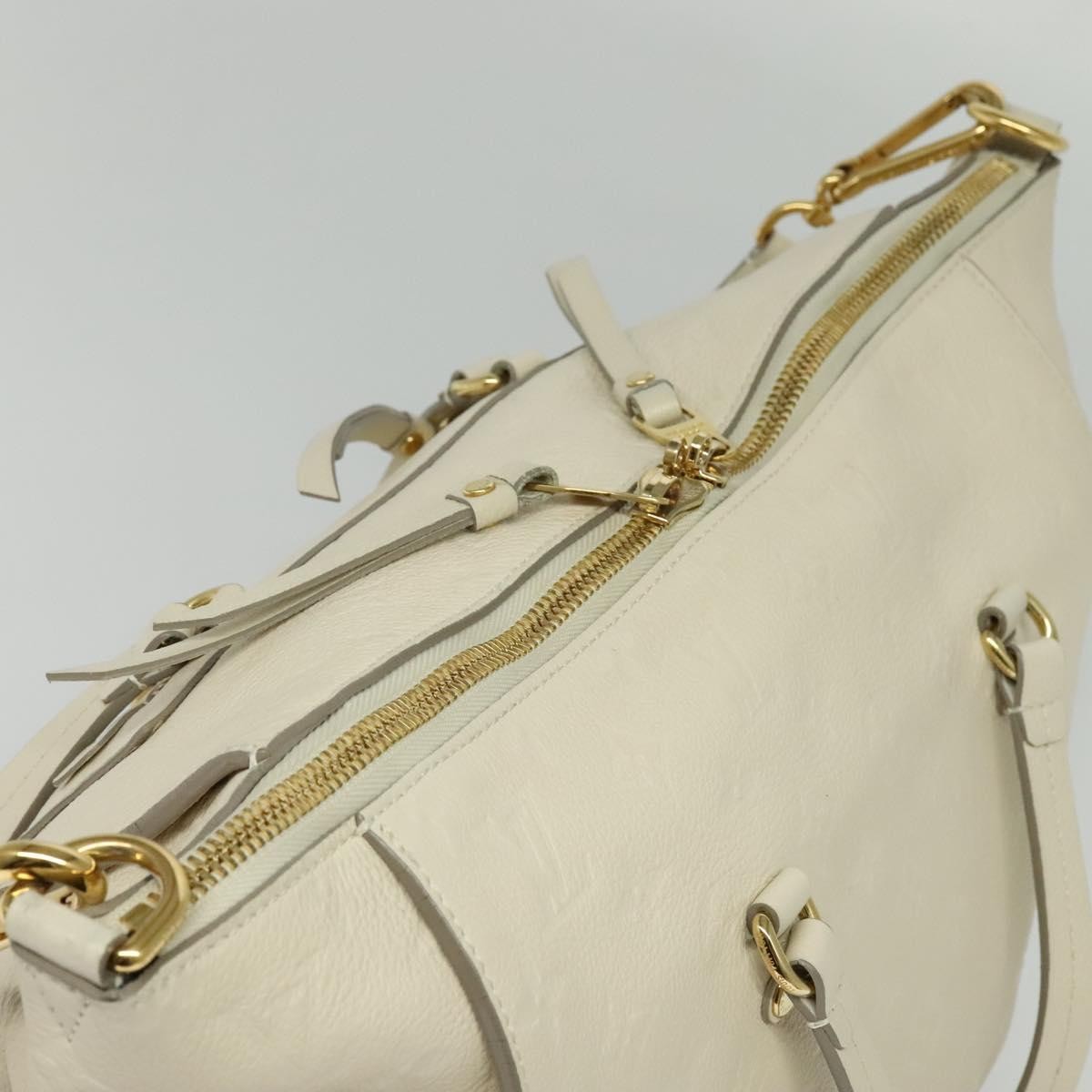 Louis Vuitton Lumineuse Handbag Monogram Empreinte Leather, WHITE, LEATHER, Handbag